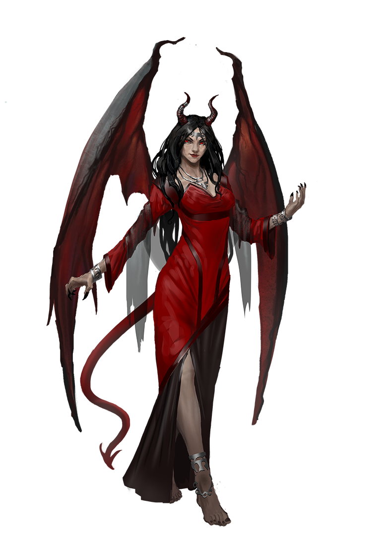 Succubus Demon In Fantasy Demon Fantasy Character Design