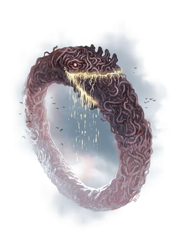 【bestiary 3】衔尾蛇 ouroboros