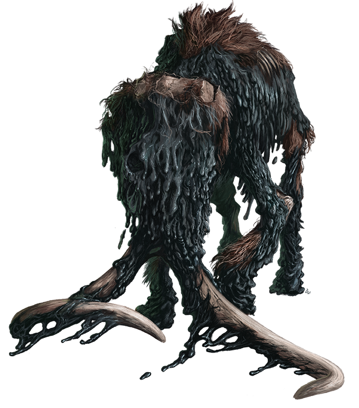 Tar Zombie Mammoth - Monsters - Archives of Nethys: Pathfinder 2nd ...